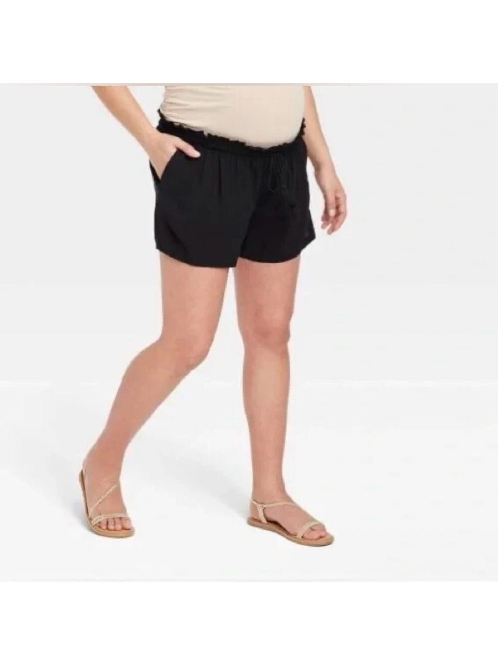 Isabel Maternity by Ingrid & Isabel Black Shorts